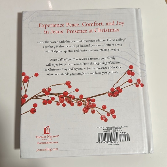 Jesus Calling for Christmas by Sarah Young - Picture 2 of 5